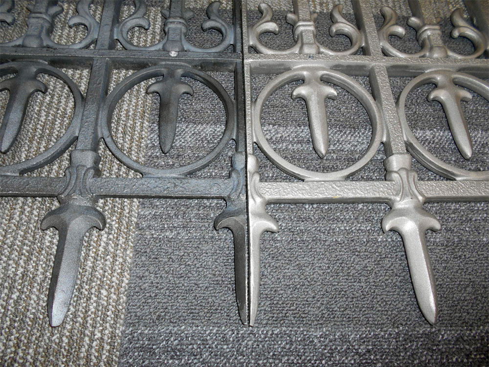 複製したアルミ鋳物門扉